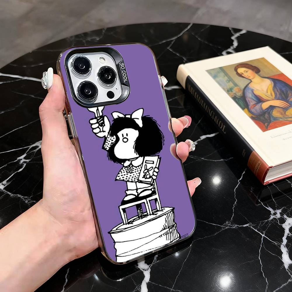 Cartoon M-Mafalda Cute Phone Case For iPhone 17,16,15,14,13,12,11 Plus,Pro Max,XS,Colored Silver Plated Inside Cover iPhone12PRO
Cartoon M-Mafalda Cute Phone Case For iPhone 17,16,15,14,13,12,11 Plus,Pro Max,XS,Colored Silver Plated Inside Cover iPhone12PRO