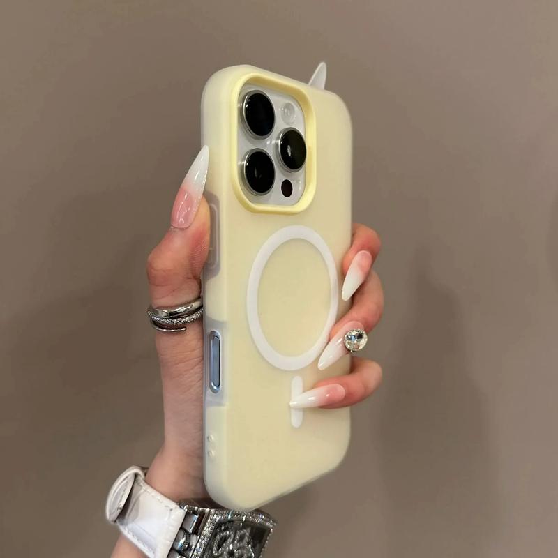 Розкішний колір цукерки 2-в-1 для Magsafe Чохол для iPhone 17 16 15 14 Plus 13 11 12 ProMax Повітряний Магнітний Бездротова Зарядка Бампер iPhone 15 Pro Max світло-жовтого кольору
Розкішний колір цукерки 2-в-1 для Magsafe Чохол для iPhone 17 16 15 14 Plus 13 11 12 ProMax Повітряний Магнітний Бездротова Зарядка Бампер iPhone 15 Pro Max світло-жовтого кольору