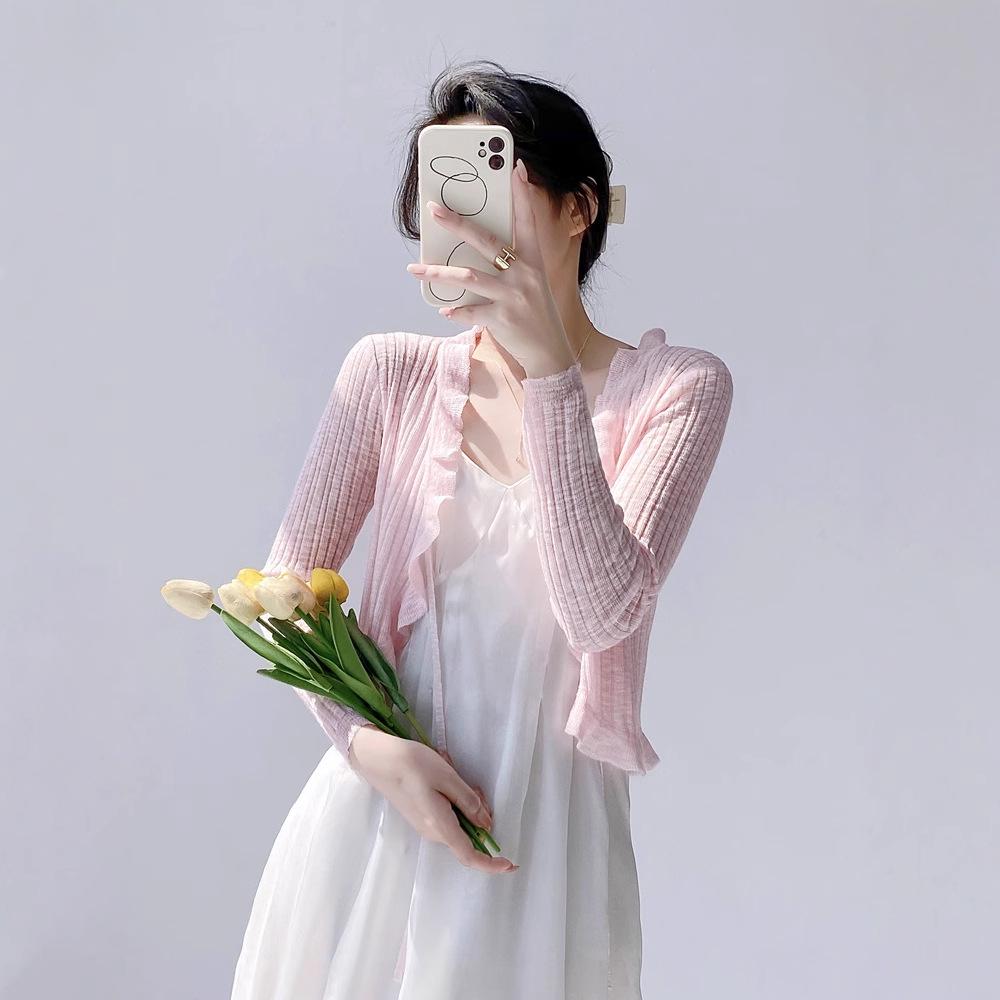 Women s Summer Sun Protection Ruffle Knit Cardigan One Size (up to 125 lbs) белый
Women s Summer Sun Protection Ruffle Knit Cardigan One Size (up to 125 lbs) белый