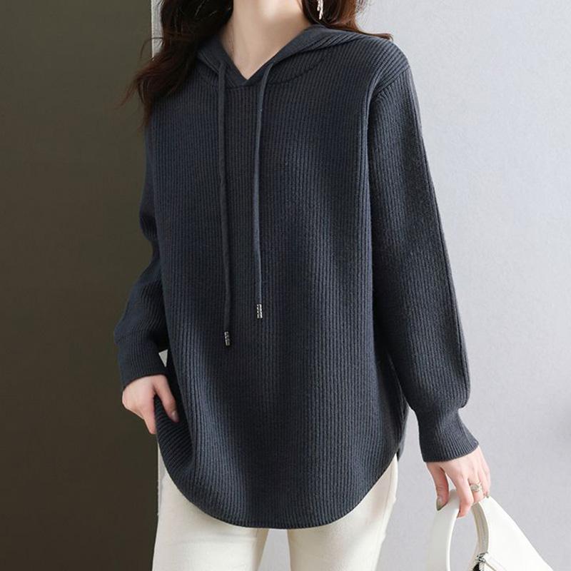 Светр для жінок Осінь Зима Потовщений Пуловер Теплий В язаний Еластичний Довгий Рукав З Капюшоном Оверсайз Джемпер Топи XXL
Светр для жінок Осінь Зима Потовщений Пуловер Теплий В язаний Еластичний Довгий Рукав З Капюшоном Оверсайз Джемпер Топи XXL