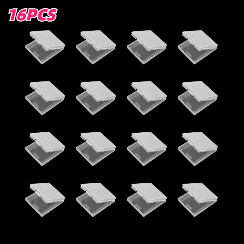 16pcs Clear GBC Game Card Storage Boxes Plastic Display Cases for Protect GameBoy Color Cartridges Stackable Organizer with Lids
16pcs Clear GBC Game Card Storage Boxes Plastic Display Cases for Protect GameBoy Color Cartridges Stackable Organizer with Lids
