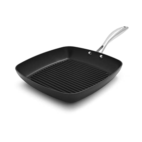Scanpan Pro IQ 11” Griddle Pan - Easy-to-Use Nonstick Cookware - Dishwasher, Metal Utensil & Oven Safe - Made by Hand in Denmark
Scanpan Pro IQ 11” Griddle Pan - Easy-to-Use Nonstick Cookware - Dishwasher, Metal Utensil & Oven Safe - Made by Hand in Denmark
