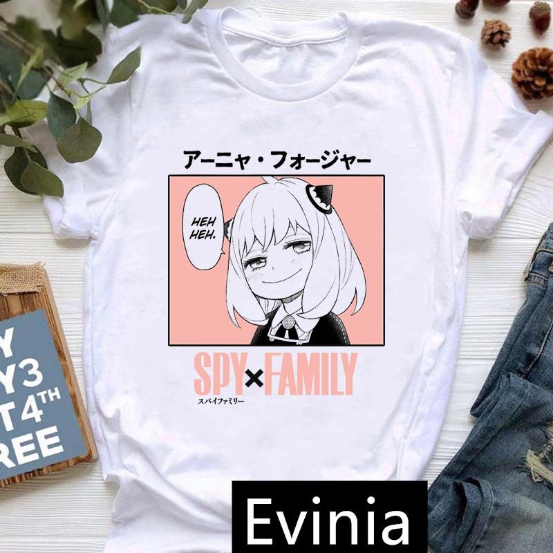 Одежда для девочек Шпион X Семейный мультфильм Печать Футболка Женщины Япония Аниме Аня Форгер Футболка Femme Летняя мода Футболка
Одежда для девочек Шпион X Семейный мультфильм Печать Футболка Женщины Япония Аниме Аня Форгер Футболка Femme Летняя мода Футболка