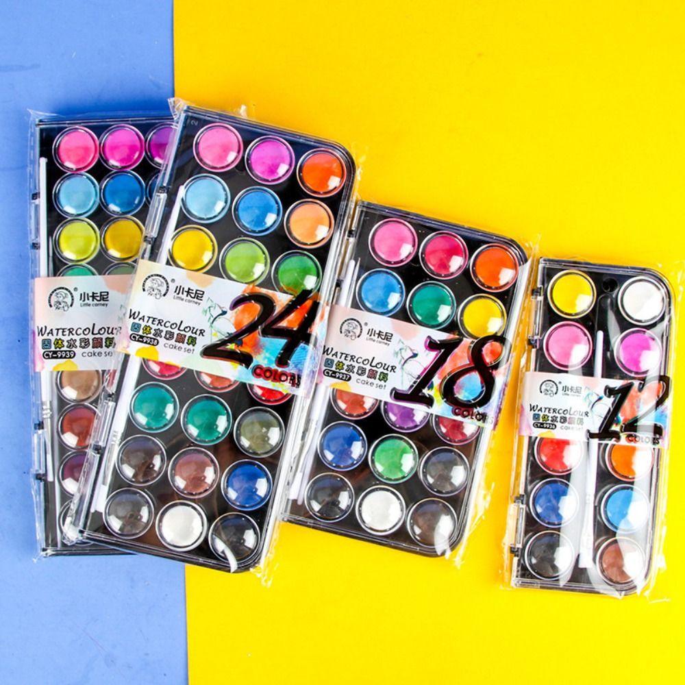 12/18/24/36Colors Plastic Box Watercolor Paint Set Painting Pigment Set Art Supplie 12 Colors
12/18/24/36Colors Plastic Box Watercolor Paint Set Painting Pigment Set Art Supplie 12 Colors