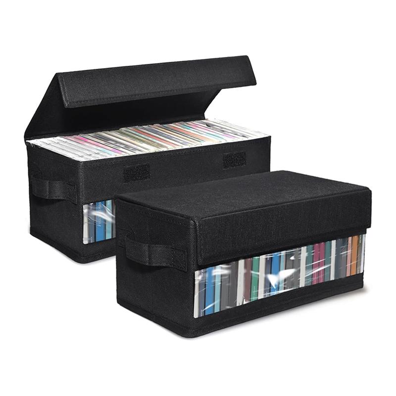 A95I-Jewel Case Storage Box 2-Pack, CD Case Holder, Container Can Hold 32 Full Size Or 60 Slim Cds чорний
A95I-Jewel Case Storage Box 2-Pack, CD Case Holder, Container Can Hold 32 Full Size Or 60 Slim Cds чорний