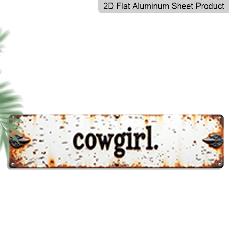 2D Flat, 1pc, Cowgirl Metal Sign, Aluminum Decorative Sign, Novelty Street Sign, Home Decor, Room Decor, Wall Decor, Restaurant Decor, Bar Decor 40cm x 10cm
2D Flat, 1pc, Cowgirl Metal Sign, Aluminum Decorative Sign, Novelty Street Sign, Home Decor, Room Decor, Wall Decor, Restaurant Decor, Bar Decor 40cm x 10cm