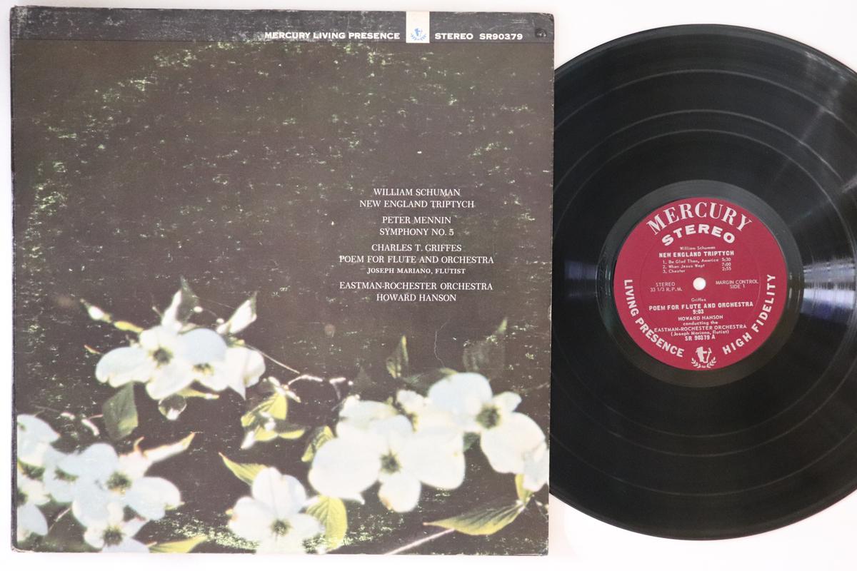 LP Record HOWARD HANSON EASTMANROCHESTER OR Schuman New England Triptych Char SR90379 MERCURY LIVING 1964 US Classical Used
LP Record HOWARD HANSON EASTMANROCHESTER OR Schuman New England Triptych Char SR90379 MERCURY LIVING 1964 US Classical Used