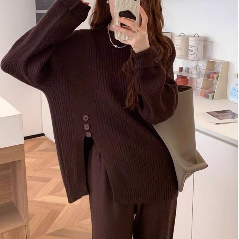 Женские костюмы комплекты хлопок большой размер вязаный топ брюки клеш утолщенный свитер топ длинные брюки костюм двойка оверсайз 2 предмета XXXL кофейный
Женские костюмы комплекты хлопок большой размер вязаный топ брюки клеш утолщенный свитер топ длинные брюки костюм двойка оверсайз 2 предмета XXXL кофейный