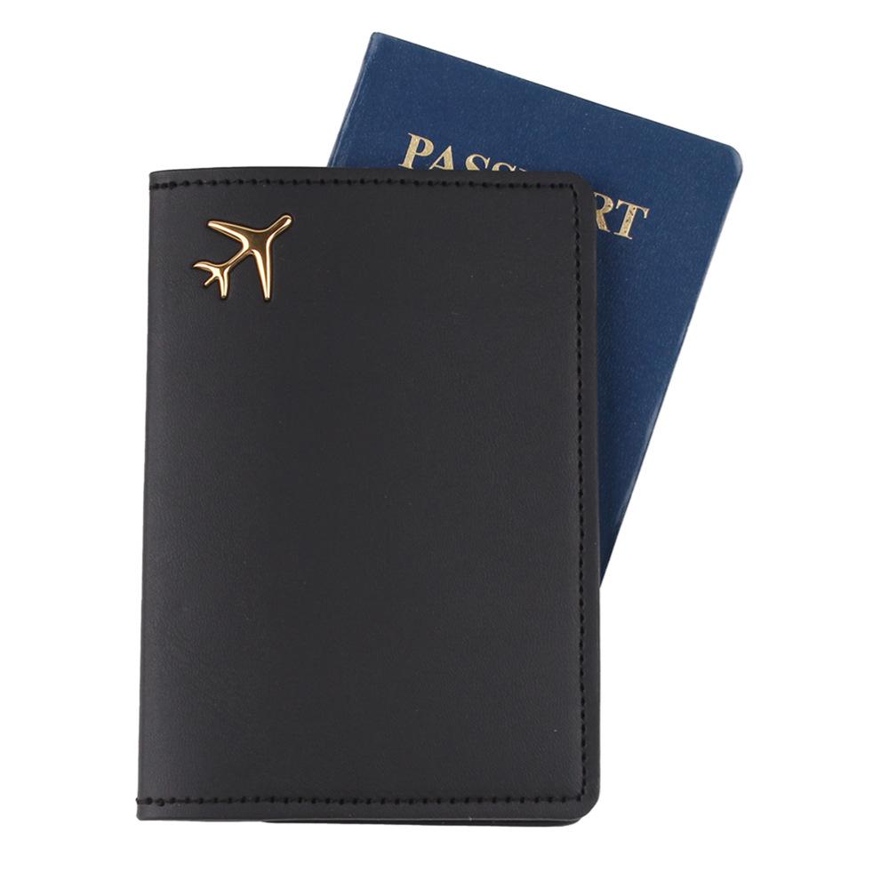 Thickened PU Leather 3D Airplane Logo Passport & Card Holder чорний
Thickened PU Leather 3D Airplane Logo Passport & Card Holder чорний