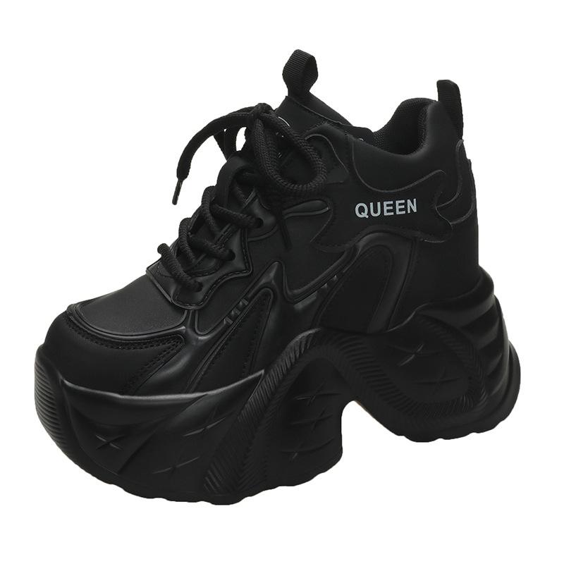 Fashion Inner Height Increasing Sneakers for Women 10cm Heeled Spring Autumn Thick Bottom Women s Sneaker Fashion Platorm Tenis Feminino 39 чорний
Fashion Inner Height Increasing Sneakers for Women 10cm Heeled Spring Autumn Thick Bottom Women s Sneaker Fashion Platorm Tenis Feminino 39 чорний