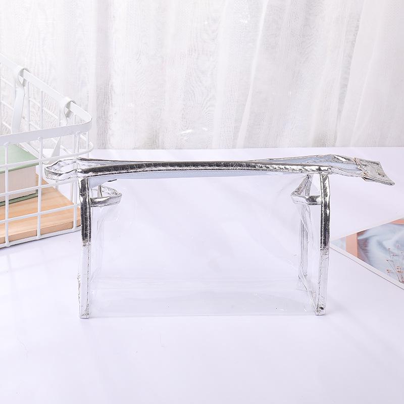 Clear Travel Makeup Bag: Waterproof Cosmetic Organizer for Women серебряный
Clear Travel Makeup Bag: Waterproof Cosmetic Organizer for Women серебряный