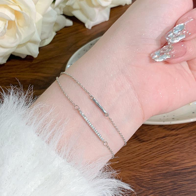 Изысканный Минималистичный Циркониевый Двухслойный Женский Браслет
Изысканный Минималистичный Циркониевый Двухслойный Женский Браслет