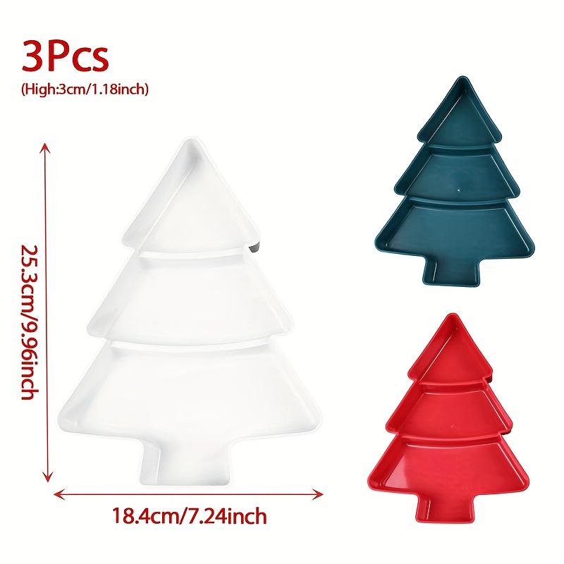 3Pcs Christmas Tree Food Decor Tray Pallet Centerpiece Ornament Plastic Serving Display Tray Xmas Table Christmas Items Decor
3Pcs Christmas Tree Food Decor Tray Pallet Centerpiece Ornament Plastic Serving Display Tray Xmas Table Christmas Items Decor