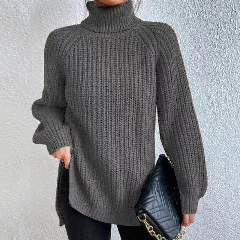 2026 Autumn/Winter Soft Knitwear Fashion Raglan Long Sleeve Turtleneck Split Sweater Casual Warm Solid Mid-length Pullover 29572 XXXL темно-сірий
2026 Autumn/Winter Soft Knitwear Fashion Raglan Long Sleeve Turtleneck Split Sweater Casual Warm Solid Mid-length Pullover 29572 XXXL темно-сірий