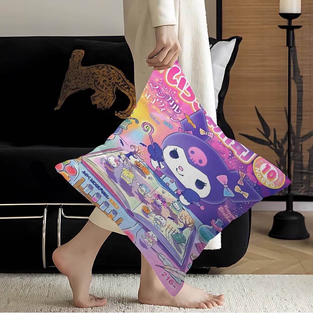K-Kuromi Cartoon Pillow Covers Cartoon Sofa Decorative Home Double-sided Printing Short Plush Cute Cushion Cover 12x12Inch
K-Kuromi Cartoon Pillow Covers Cartoon Sofa Decorative Home Double-sided Printing Short Plush Cute Cushion Cover 12x12Inch