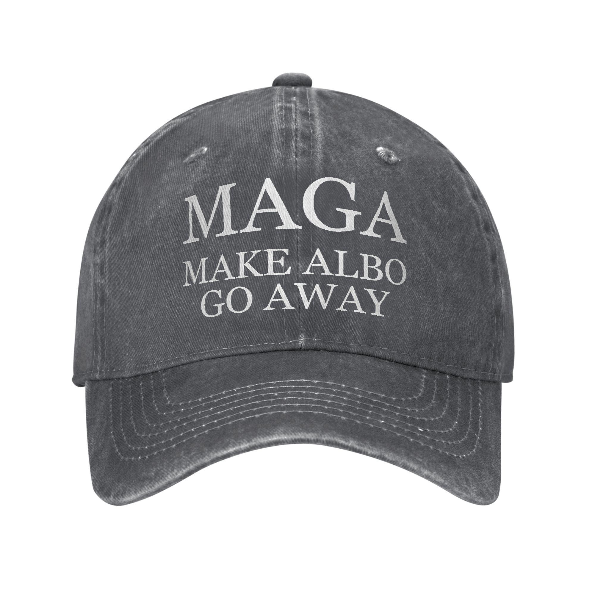 Vintage MAGA Make Albo Go Away Baseball Cap Unisex Distressed Denim Sun Cap Australia Saying Outdoor All Seasons Adjustable Hats Adjustable
Vintage MAGA Make Albo Go Away Baseball Cap Unisex Distressed Denim Sun Cap Australia Saying Outdoor All Seasons Adjustable Hats Adjustable