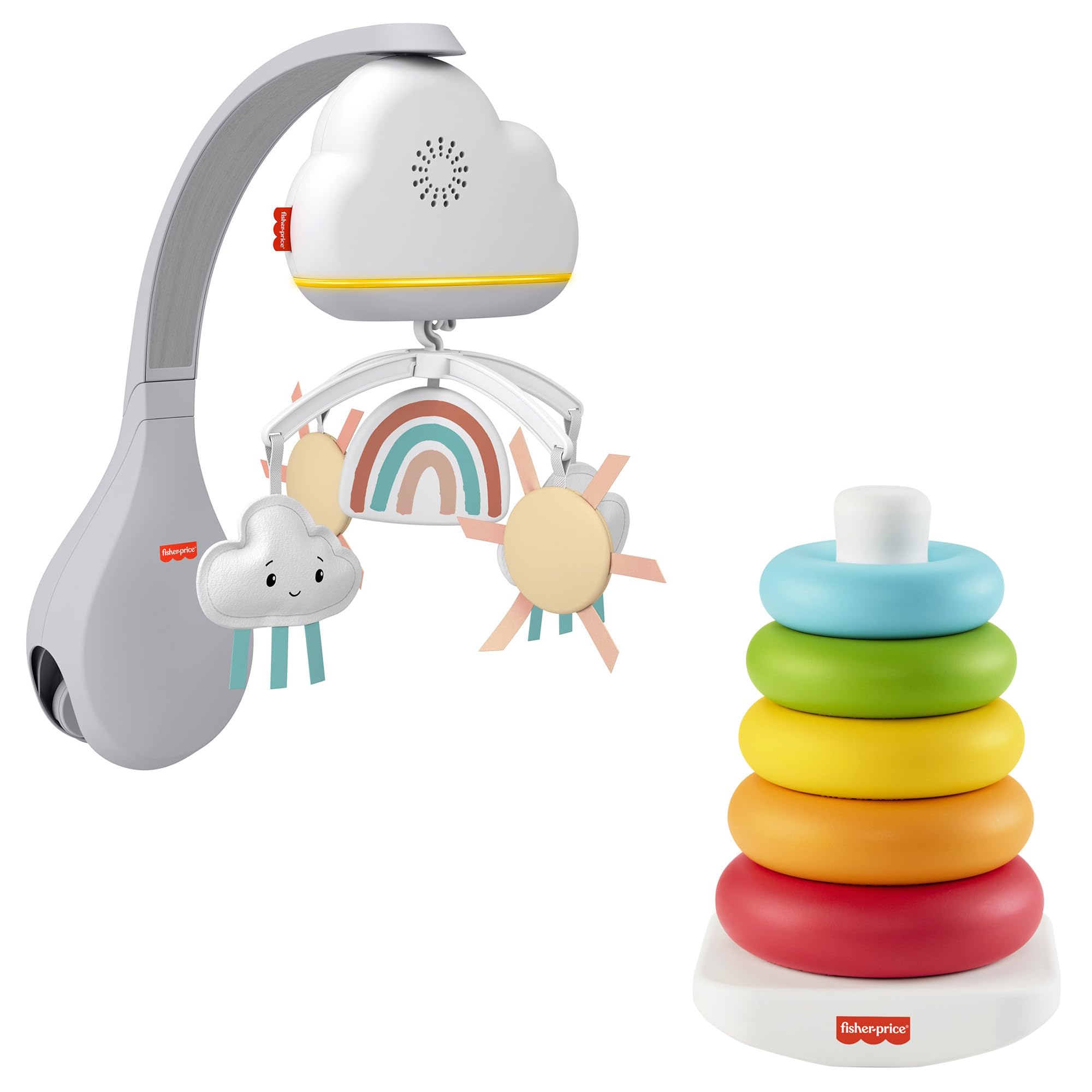 Fisher Price 2WAY Rainbow Shower Merry Tower, развивающая игрушка для малышей, подбор формы, подарочный набор для детей от 0 месяцев и старше GYW19-HBP40
Fisher Price 2WAY Rainbow Shower Merry Tower, развивающая игрушка для малышей, подбор формы, подарочный набор для детей от 0 месяцев и старше GYW19-HBP40