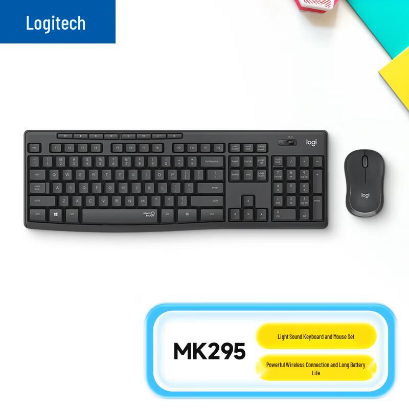 Logitech MK295 Wireless Keyboard and Mouse Combo
Logitech MK295 Wireless Keyboard and Mouse Combo
