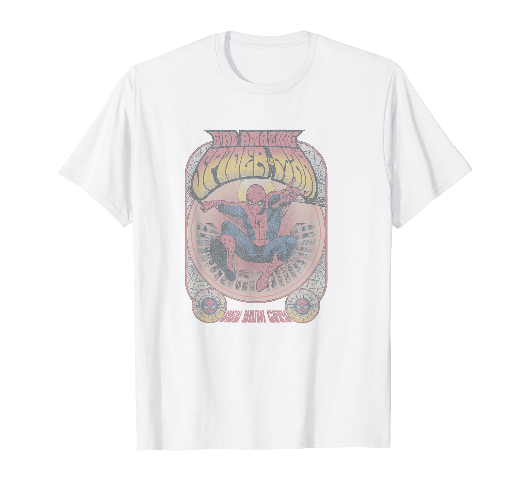 Marvel Spider-Man Classic Comics 70s Vintage Poster T-Shirt
Marvel Spider-Man Classic Comics 70s Vintage Poster T-Shirt