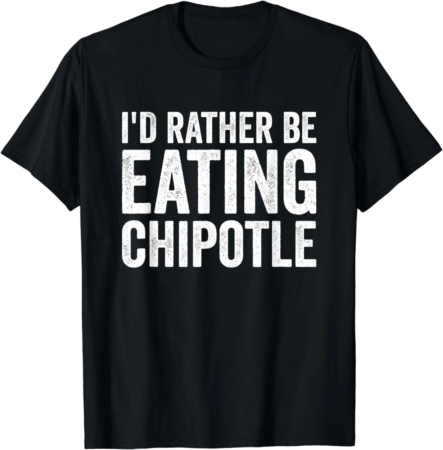 Funny Tee Mexican Chili Food - I d Rather Be Eating Chipotle Gift Unisex T-Shirt 2XL
Funny Tee Mexican Chili Food - I d Rather Be Eating Chipotle Gift Unisex T-Shirt 2XL