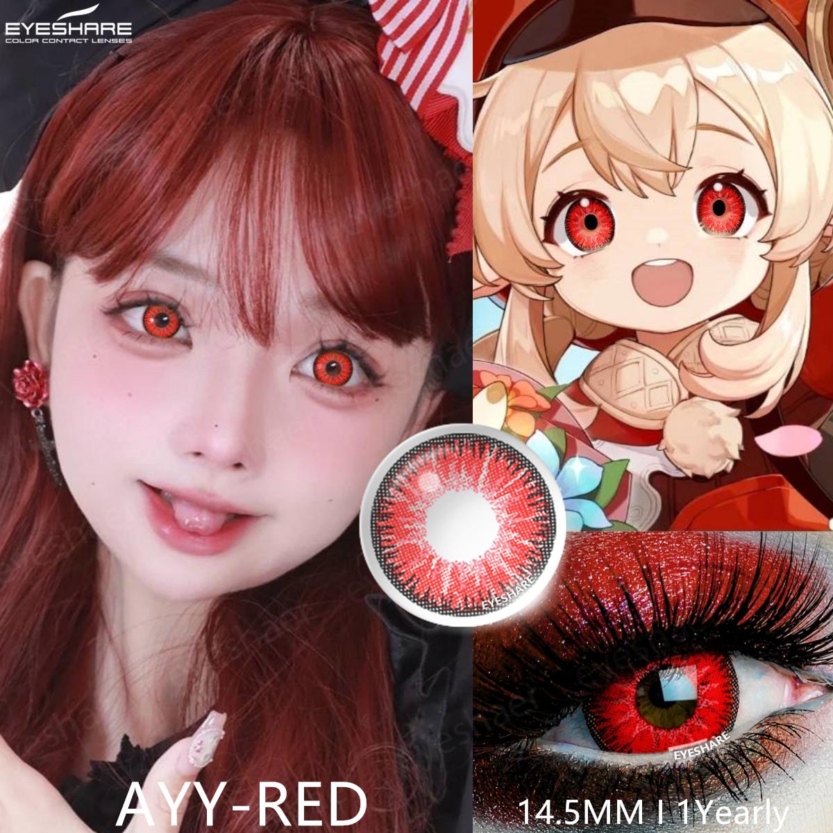 Eyeshare Цветные контактные линзы для глаз Аниме Косплей Цветные линзы Синие зеленые линзы для Хэллоуина Контактные линзы Косметический макияж
Eyeshare Цветные контактные линзы для глаз Аниме Косплей Цветные линзы Синие зеленые линзы для Хэллоуина Контактные линзы Косметический макияж