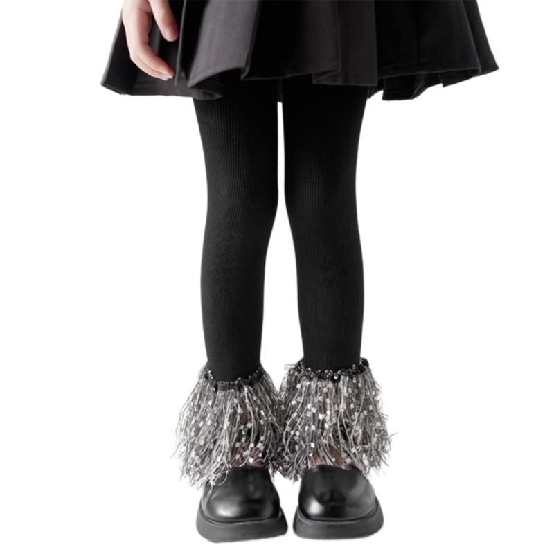 2025 Spring Wear Trendy Tights for Girls Solid Color Bottoming Pants Fashionable Leggings with Lovely Thick Tassels XXL чорний
2025 Spring Wear Trendy Tights for Girls Solid Color Bottoming Pants Fashionable Leggings with Lovely Thick Tassels XXL чорний