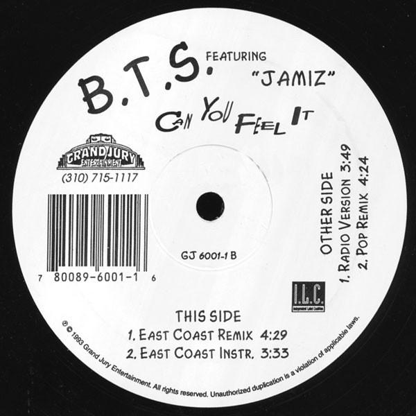 12inch Record B.T.S., JAMAHL HARRIS - Can You Feel It GJ60011 Grand Jury Ente 1993 US Rap & Hip-Hop/R&B Used
12inch Record B.T.S., JAMAHL HARRIS - Can You Feel It GJ60011 Grand Jury Ente 1993 US Rap & Hip-Hop/R&B Used
