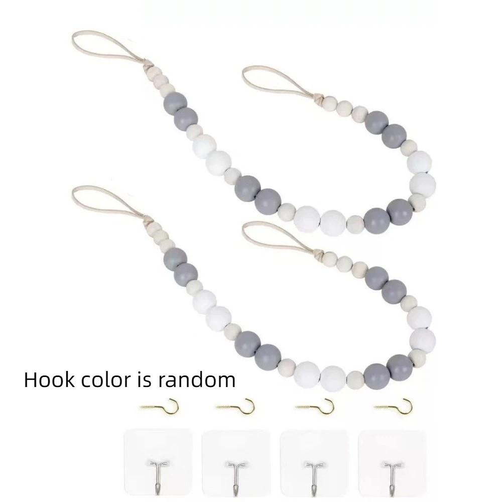 2Pcs Minimalist Wood Beads Curtain Tie Handmade Curtain Tie Rope Drapes Binding Style 1
2Pcs Minimalist Wood Beads Curtain Tie Handmade Curtain Tie Rope Drapes Binding Style 1
