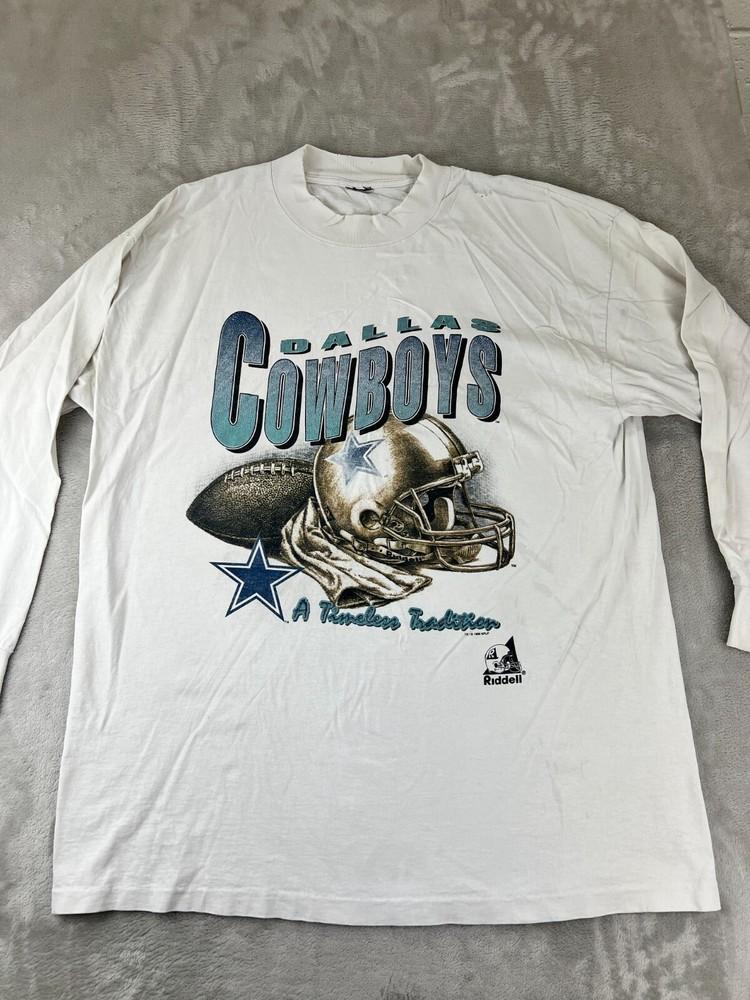 Vintage 1996 Dallas Cowboys Logo Print TShirt Men#039s XL Riddell Single Stitch Unisex T-Shirt S
Vintage 1996 Dallas Cowboys Logo Print TShirt Men#039s XL Riddell Single Stitch Unisex T-Shirt S