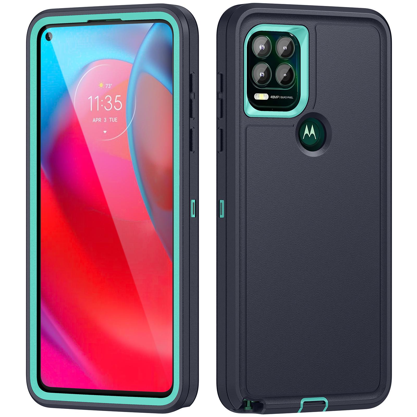 Для Motorola Moto G Stylus 5G (2021 рік) Чохол Протиударний PC+TPU+PC Гібридний Чохол для Телефону Black+Cyan
Для Motorola Moto G Stylus 5G (2021 рік) Чохол Протиударний PC+TPU+PC Гібридний Чохол для Телефону Black+Cyan