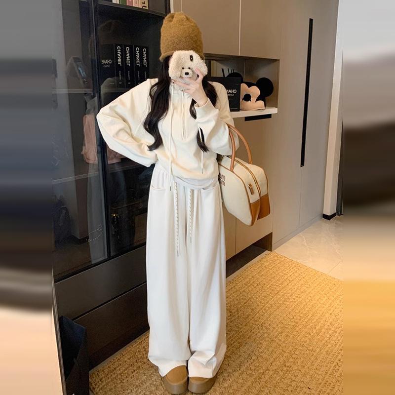 Lazy style casual suit women s autumn new high-waisted slimming wide-leg pants design relaxation sweatshirt two-piece set XXL абрикосовий
Lazy style casual suit women s autumn new high-waisted slimming wide-leg pants design relaxation sweatshirt two-piece set XXL абрикосовий