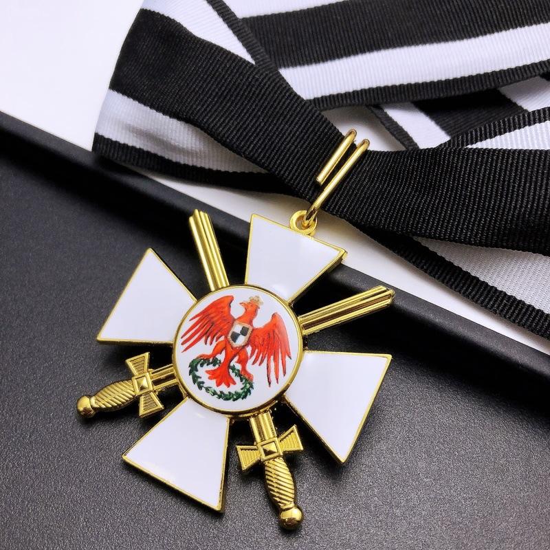 Прусский уровень 2, Знак Креста Красного Орла, Рыцарское ожерелье, Металлическая медаль с эмалевой краской, Аксессуары, Рождественский подарок, Наполнители для чулка
Прусский уровень 2, Знак Креста Красного Орла, Рыцарское ожерелье, Металлическая медаль с эмалевой краской, Аксессуары, Рождественский подарок, Наполнители для чулка