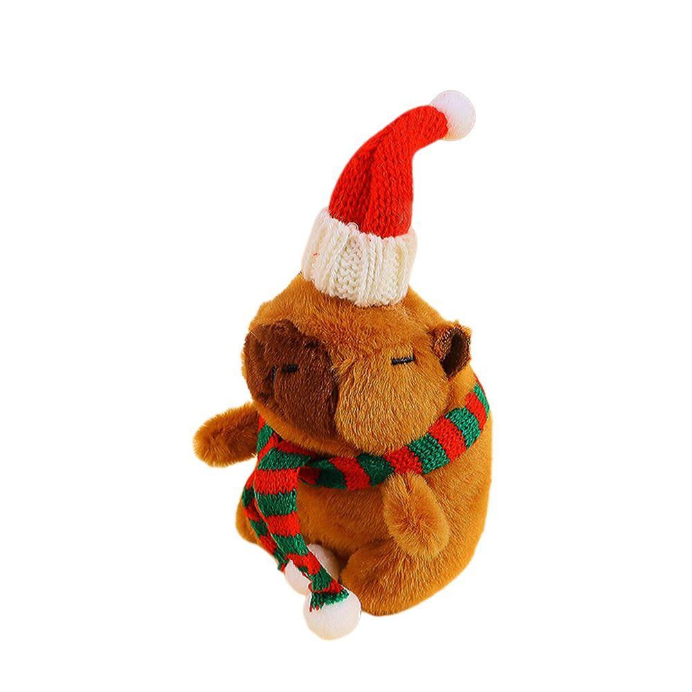 Plush Christmas Capybara Doll Pink Brown Fluffty Animal Doll Keychain Pendant Birthday Gift 3-keyring
Plush Christmas Capybara Doll Pink Brown Fluffty Animal Doll Keychain Pendant Birthday Gift 3-keyring