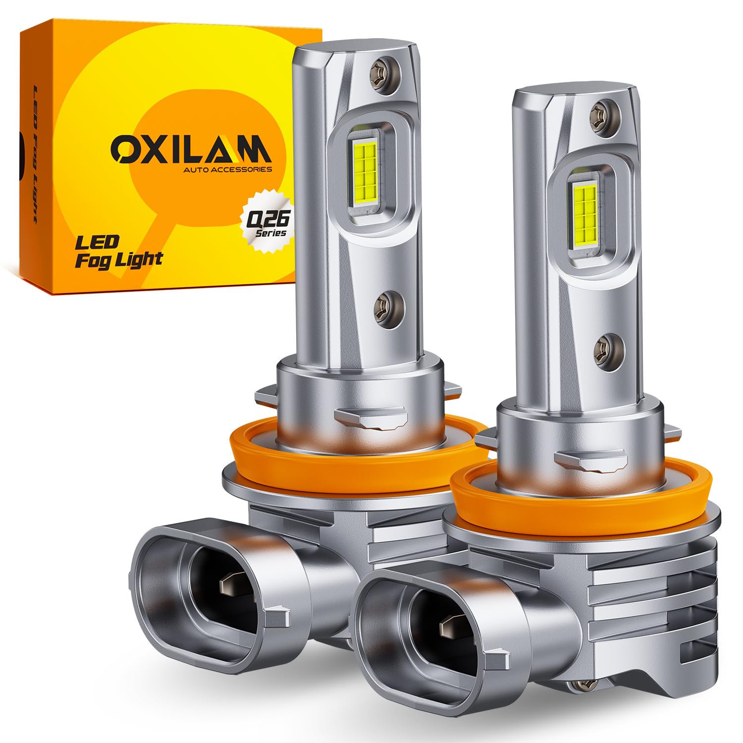 OXILAM LED 6500K H11 LED Противотуманные фары Оснащены высокой яркостью 4 раза Супер Соответствуют новому техосмотру автомобиля Легкая мгновенная Совместимость с тройным
OXILAM LED 6500K H11 LED Противотуманные фары Оснащены высокой яркостью 4 раза Супер Соответствуют новому техосмотру автомобиля Легкая мгновенная Совместимость с тройным