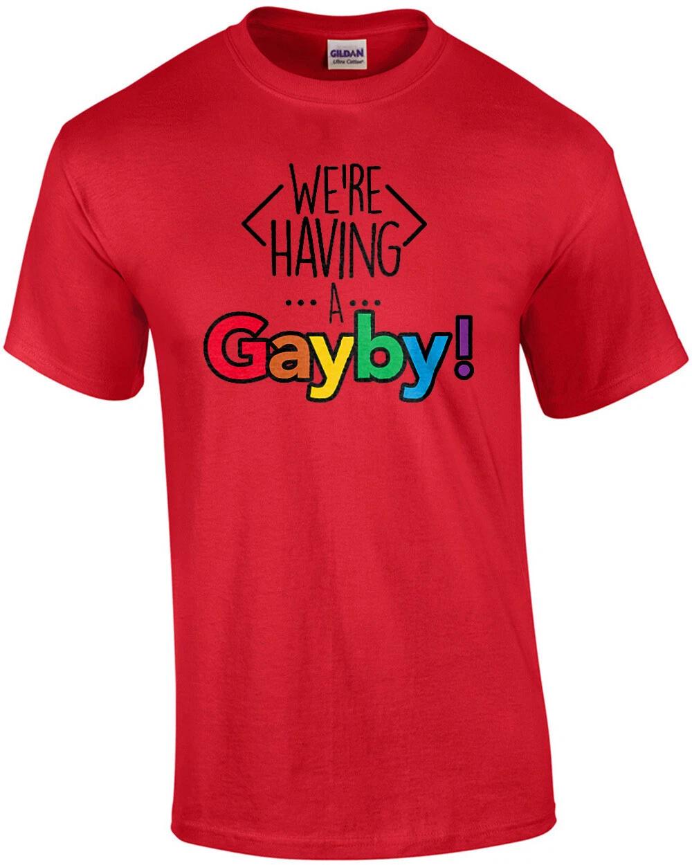 We ve having a gayby! Funny gay pride t-shirt - lgbtq t-shirt M
We ve having a gayby! Funny gay pride t-shirt - lgbtq t-shirt M