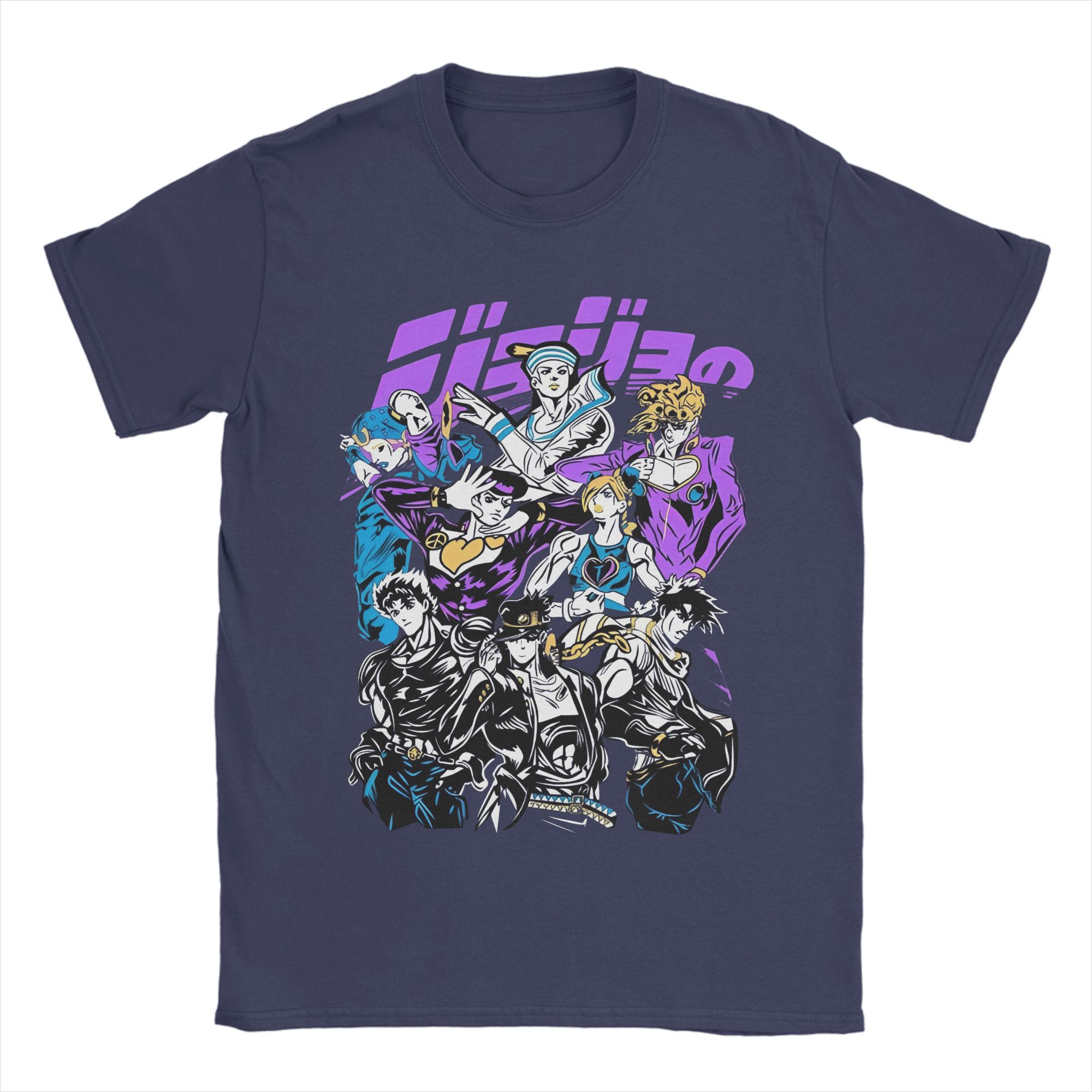 Летняя футболка JJBA Anime Fanart J-Jojos для мужчин и женщин, 100% хлопок, футболка с коротким рукавом S темно-синий
Летняя футболка JJBA Anime Fanart J-Jojos для мужчин и женщин, 100% хлопок, футболка с коротким рукавом S темно-синий