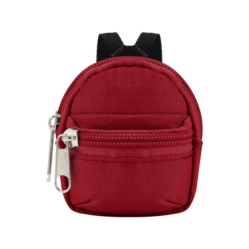 Double Zipper Mini Backpack Coin Purse Keychain with Pendant червоний
Double Zipper Mini Backpack Coin Purse Keychain with Pendant червоний