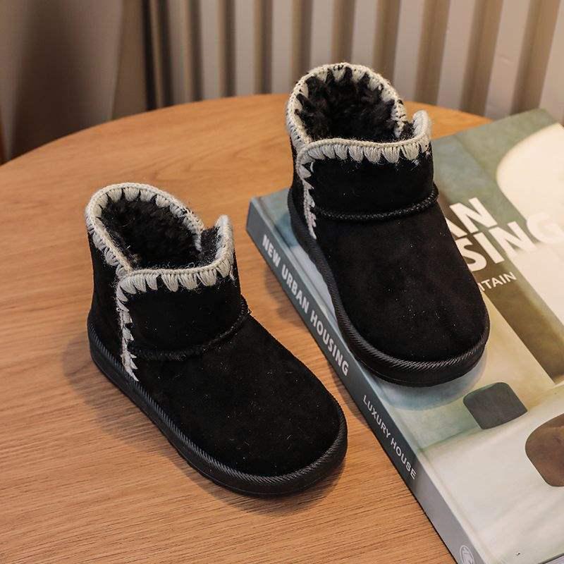 2025 Korean Style Suede Girls Breathable All-Season Warm Snow Boots, Cotton Boots for Middle and Big Kids Size 21, Length 14.5 cm чорний
2025 Korean Style Suede Girls Breathable All-Season Warm Snow Boots, Cotton Boots for Middle and Big Kids Size 21, Length 14.5 cm чорний