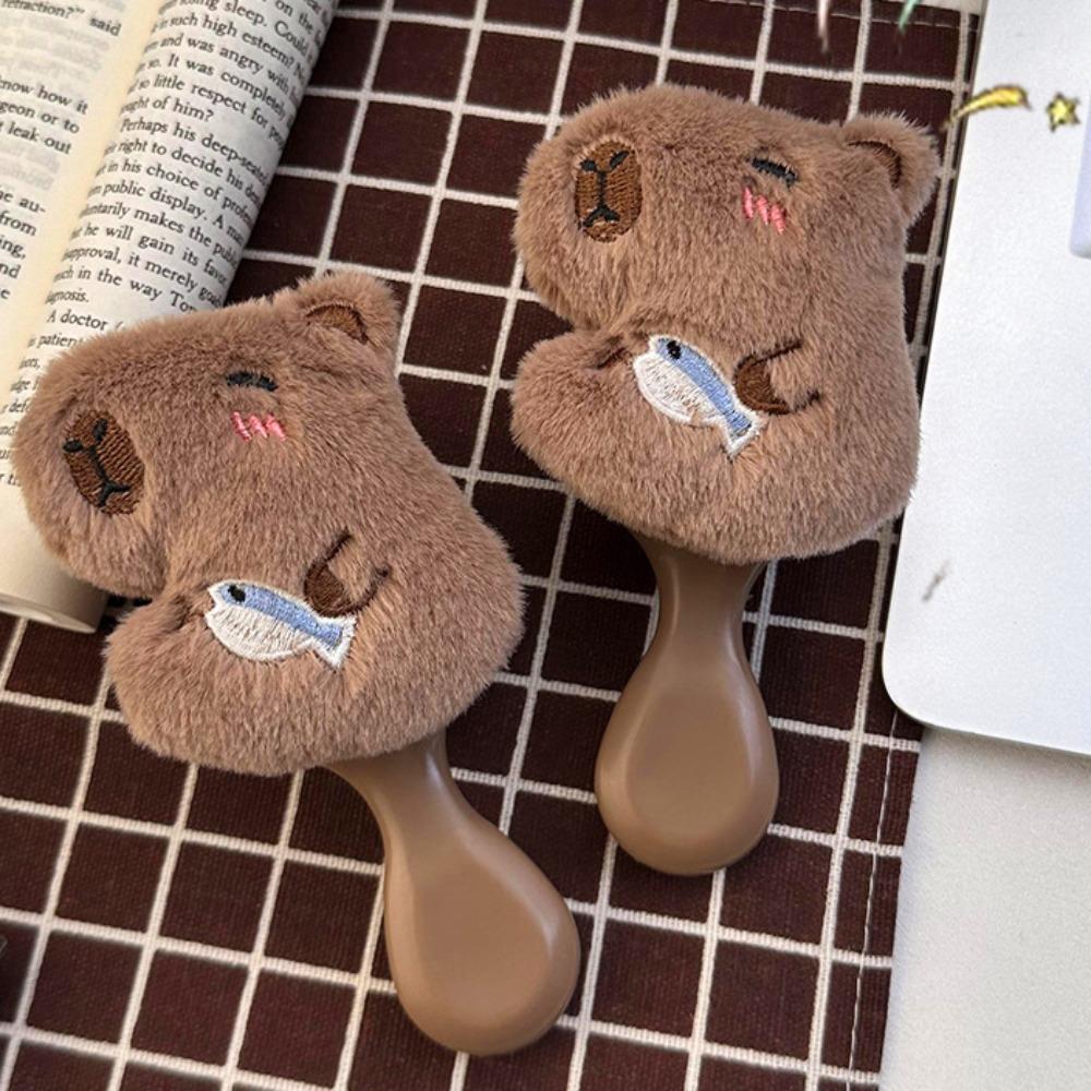 Anti-Static Capybara Airbag Comb Plush Doll Cartoon Massage Comb Capybara Air Cushion Comb Student style 1
Anti-Static Capybara Airbag Comb Plush Doll Cartoon Massage Comb Capybara Air Cushion Comb Student style 1