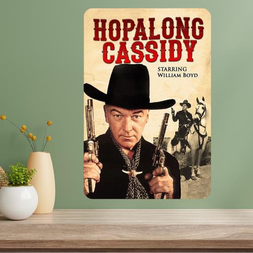 Hopalong Cassidy Classic TV Show Metal Poster Sign 20x30cm(7.8x11.8inch)
Hopalong Cassidy Classic TV Show Metal Poster Sign 20x30cm(7.8x11.8inch)