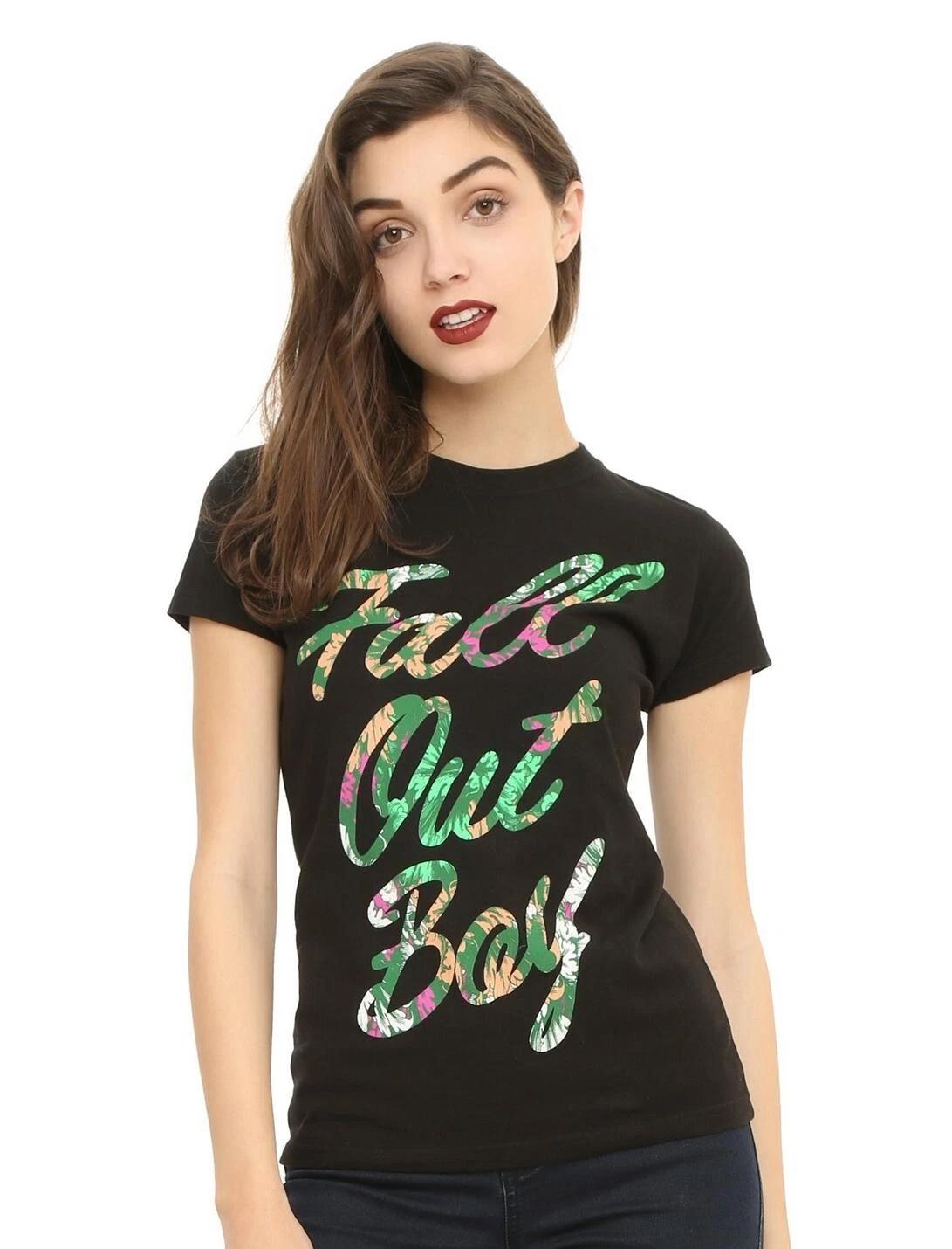 Hot Topic Juniors Fall Out Boy Tropical Fill Logo Black Fitted Shirt New XS-3XL M
Hot Topic Juniors Fall Out Boy Tropical Fill Logo Black Fitted Shirt New XS-3XL M
