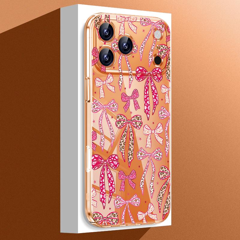 Pink Bowknots Pattern Case For iPhone 17 Pro Max Funda iPhone 16 15 14 13 Pro Max 11 Clear PC Back Slim Hard Cover iPhone 16 прозорий
Pink Bowknots Pattern Case For iPhone 17 Pro Max Funda iPhone 16 15 14 13 Pro Max 11 Clear PC Back Slim Hard Cover iPhone 16 прозорий