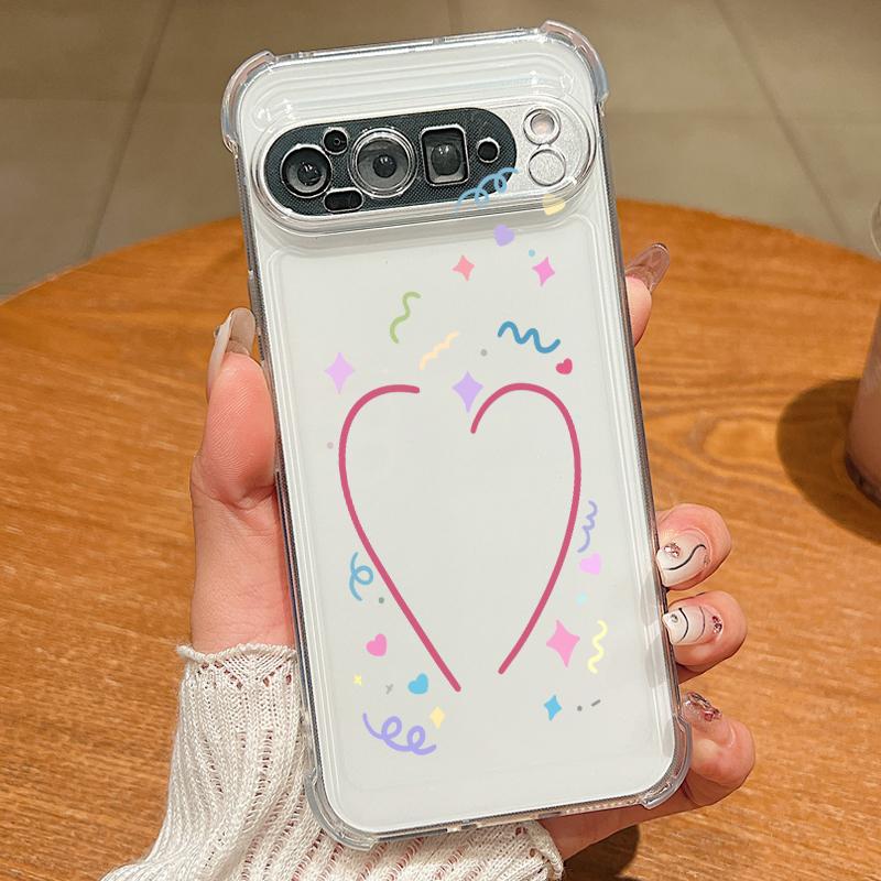Шелковый чехол с узором в виде сердечек для Google Pixel 9 Pro XL 9A, противоударный, из ТПУ и силикона, прозрачный, мягкий Google Pixel 9A прозрачный
Шелковый чехол с узором в виде сердечек для Google Pixel 9 Pro XL 9A, противоударный, из ТПУ и силикона, прозрачный, мягкий Google Pixel 9A прозрачный