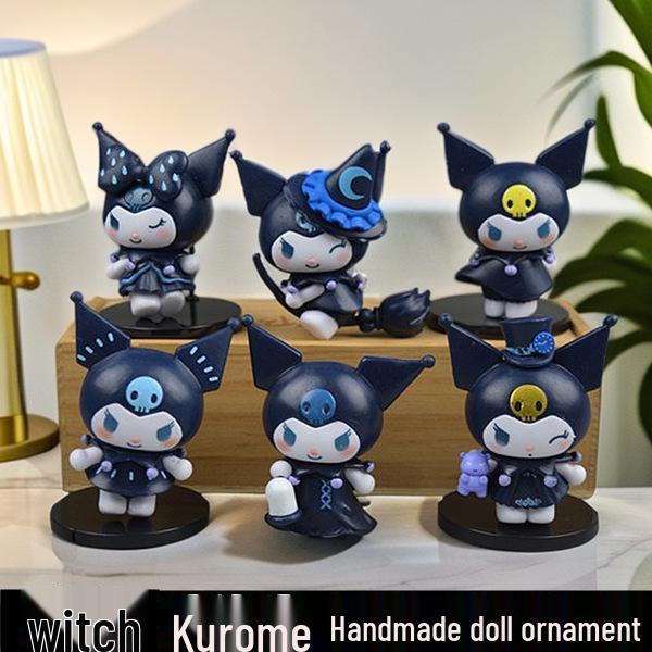 Kuromi Witch Plush Toy Gashapon Doll - Sanrio Cartoon Figure Cake Ornament for Students Height 7CM
Kuromi Witch Plush Toy Gashapon Doll - Sanrio Cartoon Figure Cake Ornament for Students Height 7CM