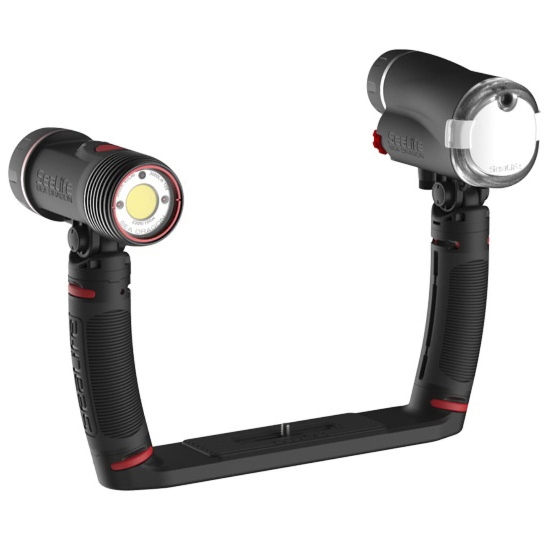 SEALIFE Sea Dragon Duo 3000F Light Flash Set Double Grip Double Tray Set 3000 Lumen LED Light Universal Flash Auto Dimming Video Light 60m Waterproof
SEALIFE Sea Dragon Duo 3000F Light Flash Set Double Grip Double Tray Set 3000 Lumen LED Light Universal Flash Auto Dimming Video Light 60m Waterproof