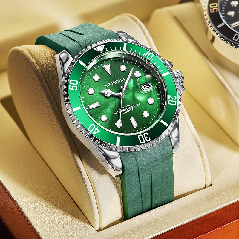 KIMSDUN Часы Green Water Ghost, силиконовые мужские часы, модные, светящиеся, водонепроницаемые, кварцевые часы чёрный
KIMSDUN Часы Green Water Ghost, силиконовые мужские часы, модные, светящиеся, водонепроницаемые, кварцевые часы чёрный
