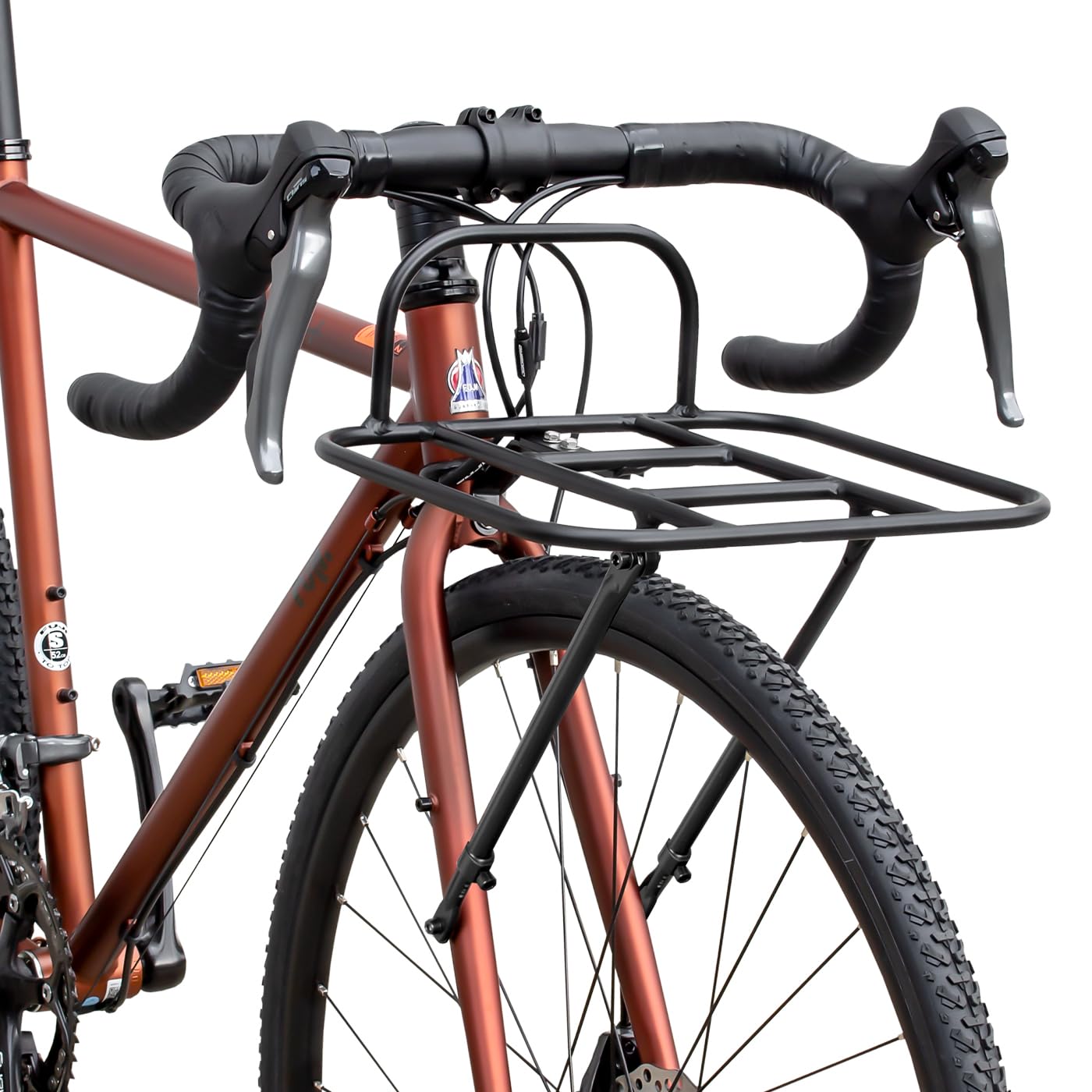 GORIX Front Rack for Bicycles, Gravel Road Bikes, Road Bikes, 700c C, Aluminum, Lightweight, Durable, Stylish, Front Luggage Rack (GX-RACK) (Adjustabl
GORIX Front Rack for Bicycles, Gravel Road Bikes, Road Bikes, 700c C, Aluminum, Lightweight, Durable, Stylish, Front Luggage Rack (GX-RACK) (Adjustabl