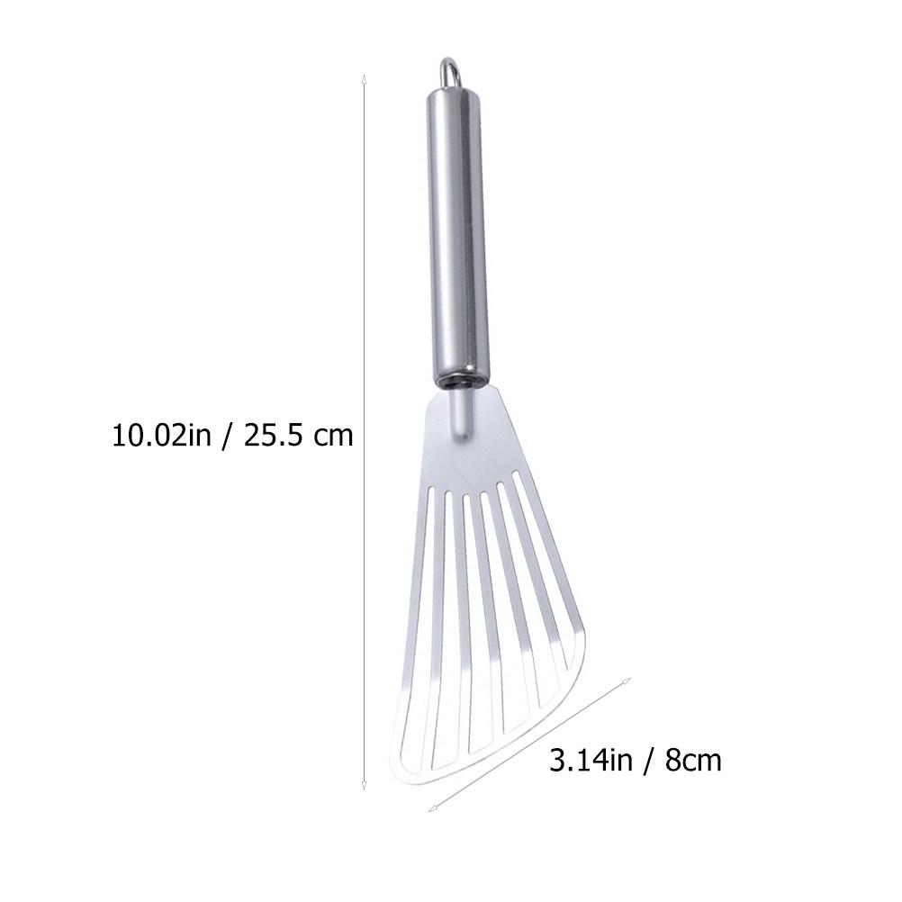 3Pcs Professional Grade Stainless Steel Steak Spatulas Food Turners Slotted Cooking Spatulas for Home Restaurant Bbq Grilling срібний
3Pcs Professional Grade Stainless Steel Steak Spatulas Food Turners Slotted Cooking Spatulas for Home Restaurant Bbq Grilling срібний
