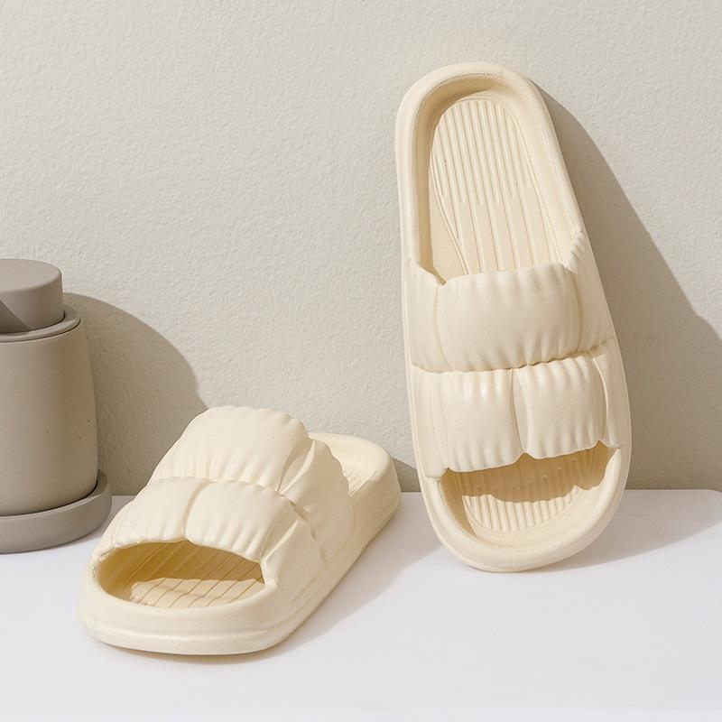 Женские тапочки для ванной комнаты, шлепанцы с подушками и облаками, летние сандалии на плоской подошве, обувь на толстой платформе, мужские домашние нескользящие шлепанцы, обувь для пар 38-39 белый
Женские тапочки для ванной комнаты, шлепанцы с подушками и облаками, летние сандалии на плоской подошве, обувь на толстой платформе, мужские домашние нескользящие шлепанцы, обувь для пар 38-39 белый