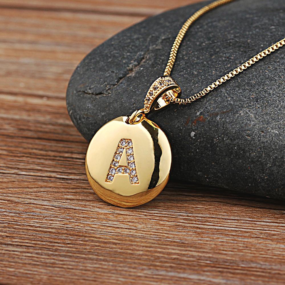 New Fashion A-Z Letters Initial Alphabet Shine Zircon Charm Pendant Necklace For Women Men Copper Neck Jewelry Fine Gifts
New Fashion A-Z Letters Initial Alphabet Shine Zircon Charm Pendant Necklace For Women Men Copper Neck Jewelry Fine Gifts
